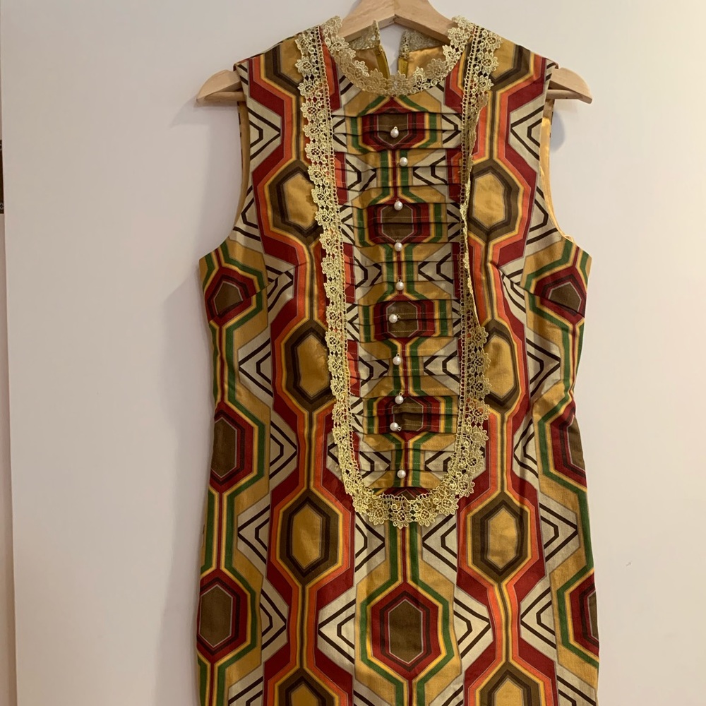 Hayden-Harnett mod mini shift dress/tunic.